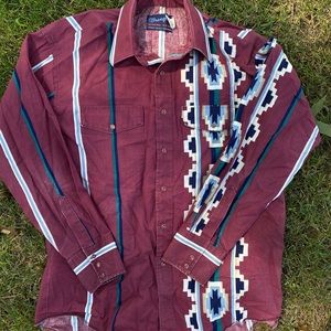 Vintage wrangler button down